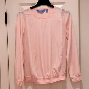 Light rose sheer shirt